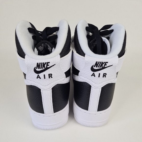 Nike Air Force 1 High '07 Shoes Black White Men's New - Picture 5 of 13